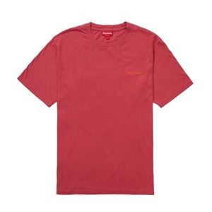 Supreme Washed S/S Tee Red - M